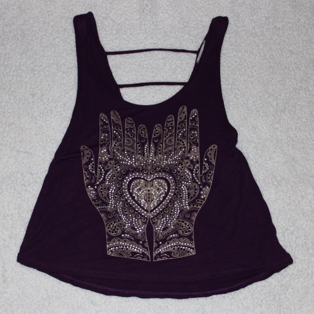 Charlotte Russe purple tank top